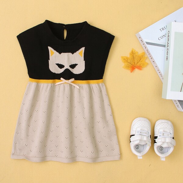 

Toddler Girls Colorblock Sweater Dress, Multicolor