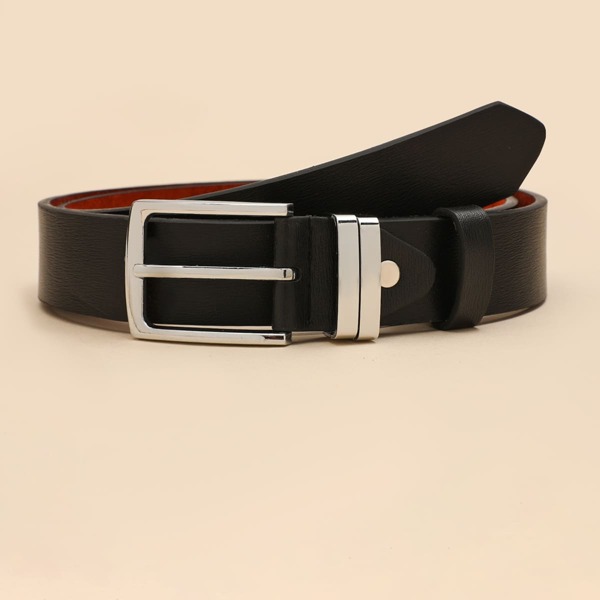 

Men Metal Buckle Belt, Black