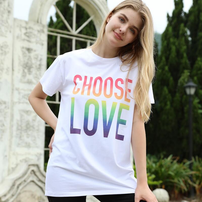 

Letter Graphic Boyfriend Tee, White