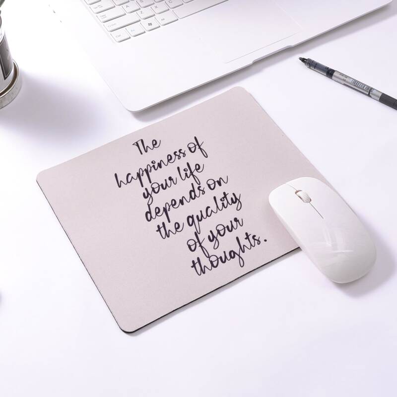 

1pc Slogan Graphic Mouse Pad, Pink