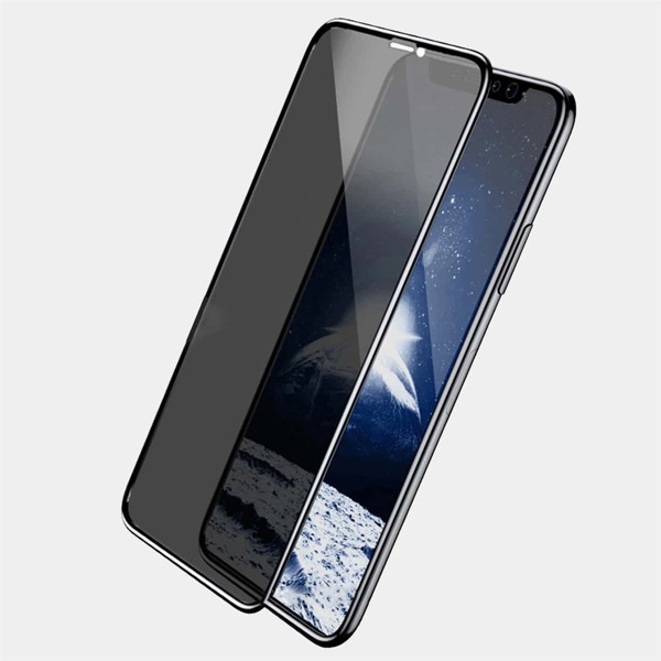 

Full Screen Privacy Protective iPhone Tempered Film, Black