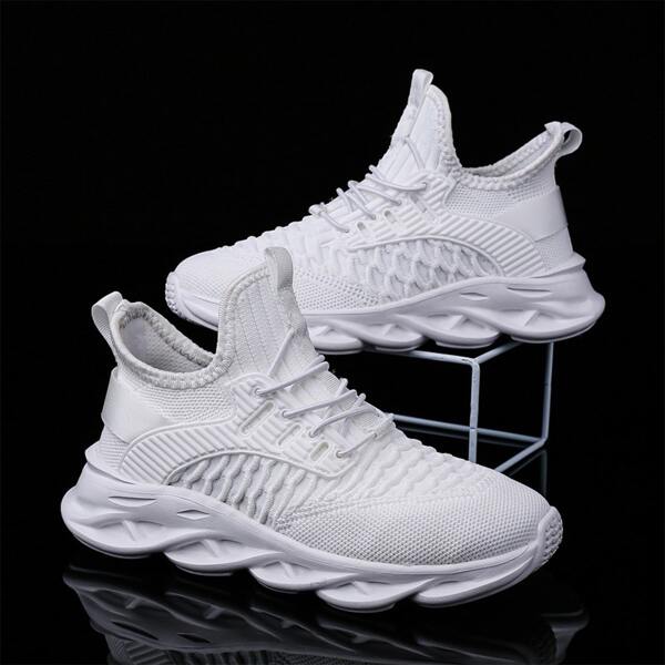 

Boys Lace-up Front Low Top Sneakers, White