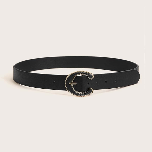 

C Buckle Belt, Black