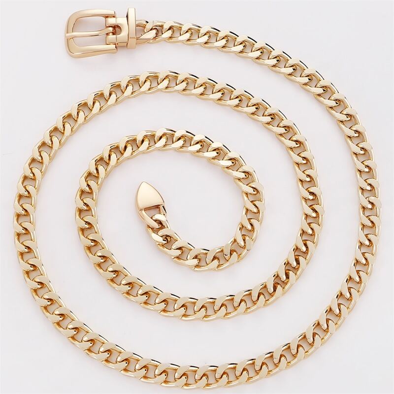 

Simple Chain Belt, Gold