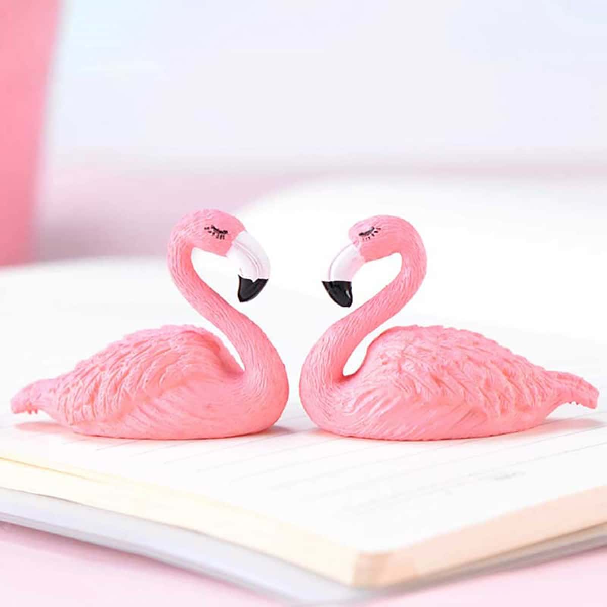 

1pc Flamingo Shaped Decoration, Multicolor