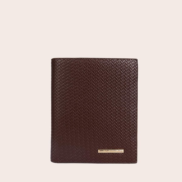 

Men Metal Decor Card Holder, Brown