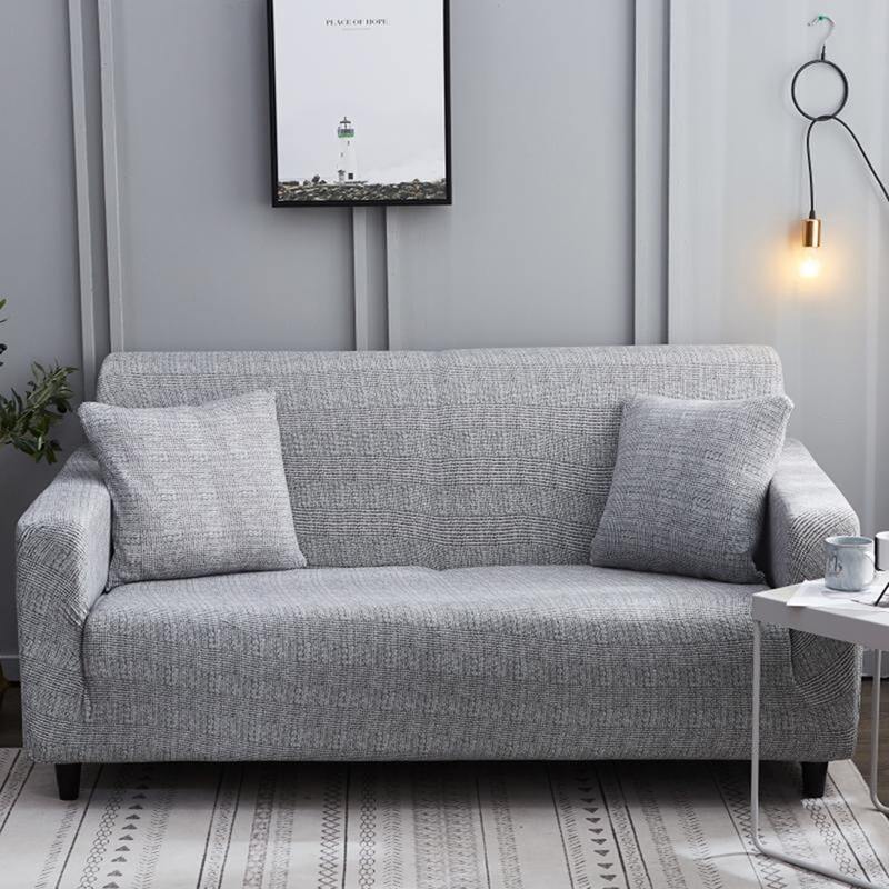 

Solid Sofa Cover Without Cushion, Grey