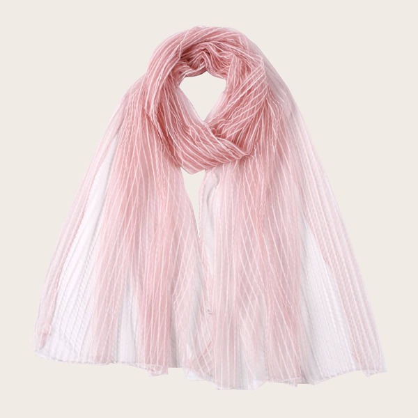 

Striped Pattern Scarf, Multicolor