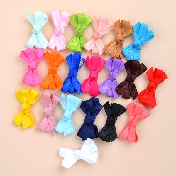 

20pcs Toddler Girls Bow Hair Clip, Multicolor