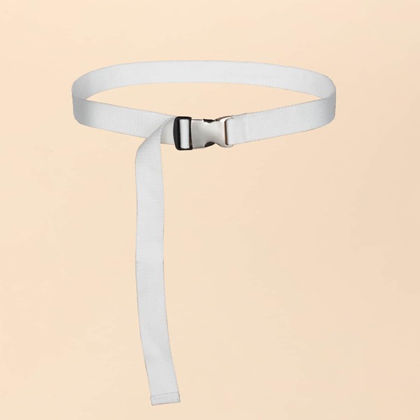 

Solid Tape Belt, White