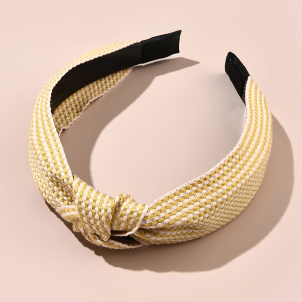 

Knot Decor Hair Hoop, Yellow