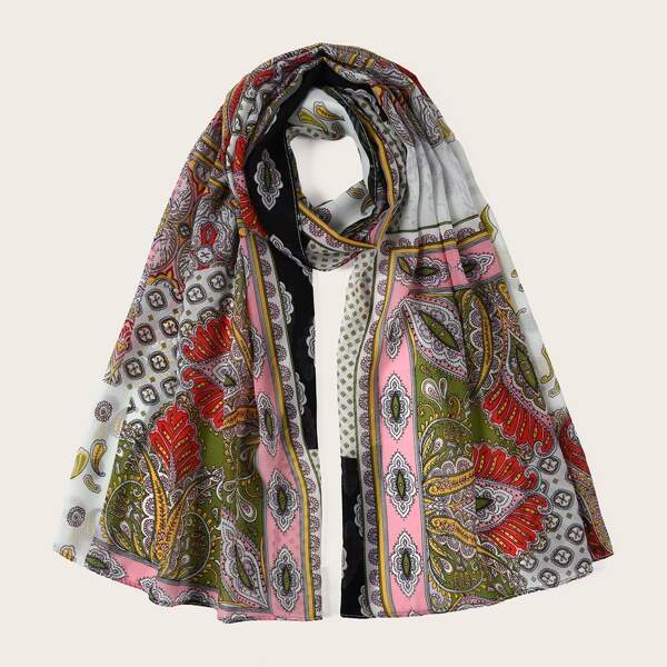 

Paisley Pattern Scarf, Multicolor