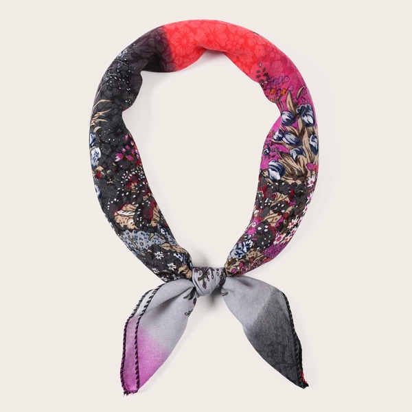 

Flower Pattern Bandana, Multicolor