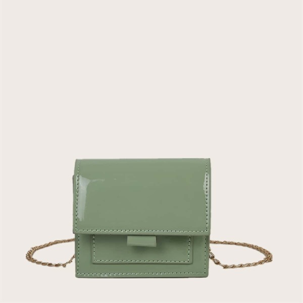 

Mini Chain Crossbody Bag, Green
