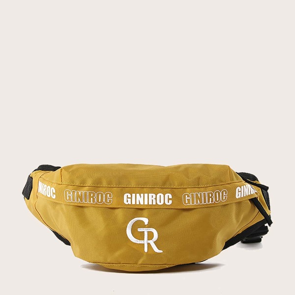 

Letter Graphic Fanny Pack, Yellow