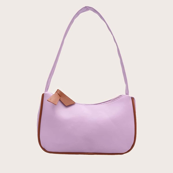 

Girls Minimalist Shoulder Bag, Violet purple
