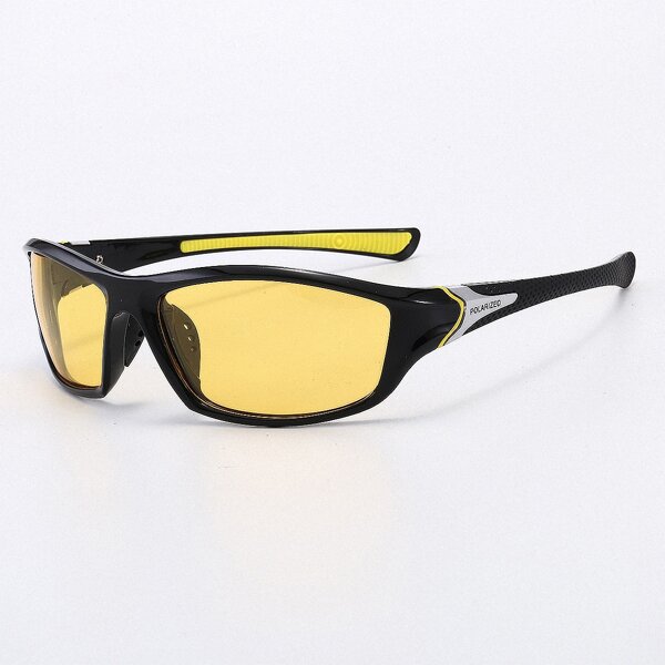 

Men Acrylic Frame Sunglasses, Yellow