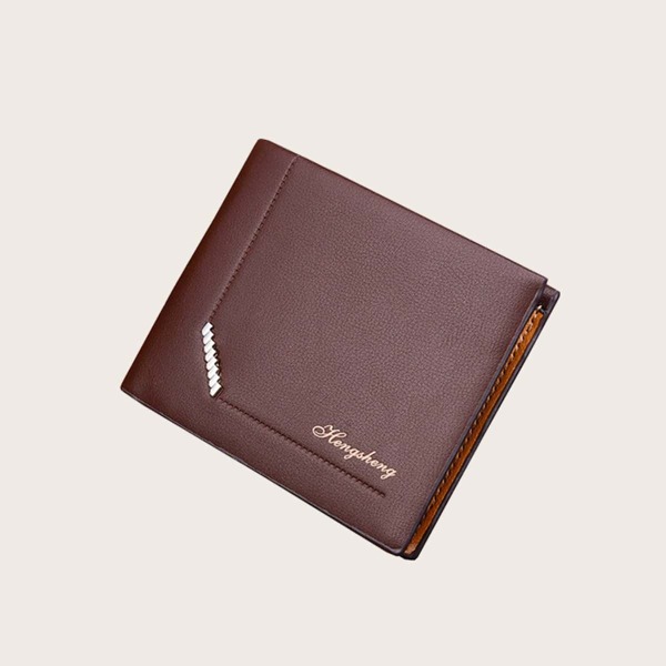 

Men Fold Over Card Holder, Coffee brown