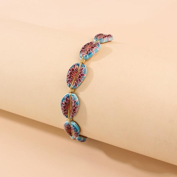 

Shell Decor String Bracelet, Multicolor