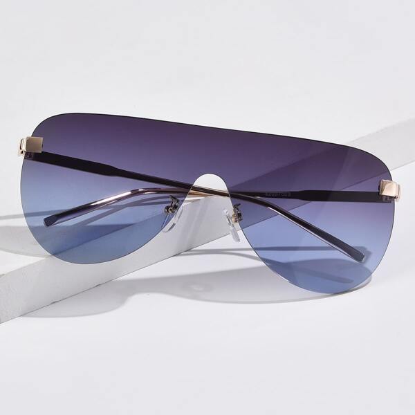 

Men Flat Top Sunglasses, Blue