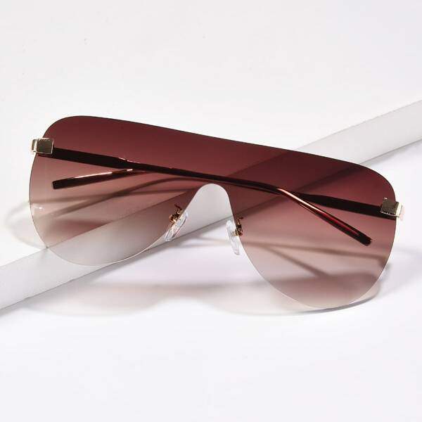 

Men Flat Top Sunglasses, Brown