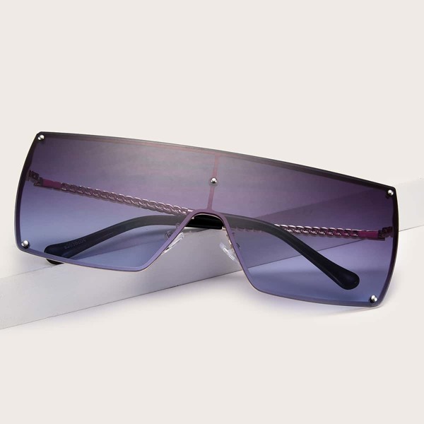 

Men Flat Top Sunglasses, Blue