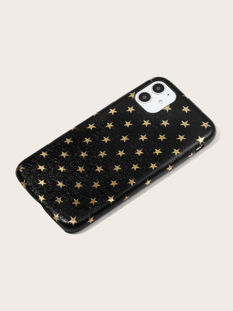 1pc Star Print Case Compatible With iPhone