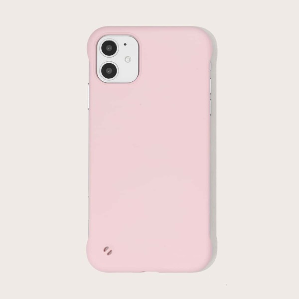 

Однотонный чехол для iPhone 1шт, Розовые