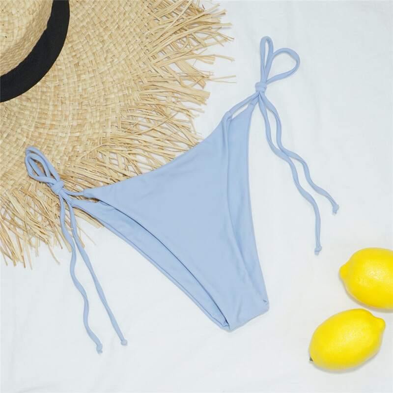 

Tie Side Bikini Panty, Pastel baby blue