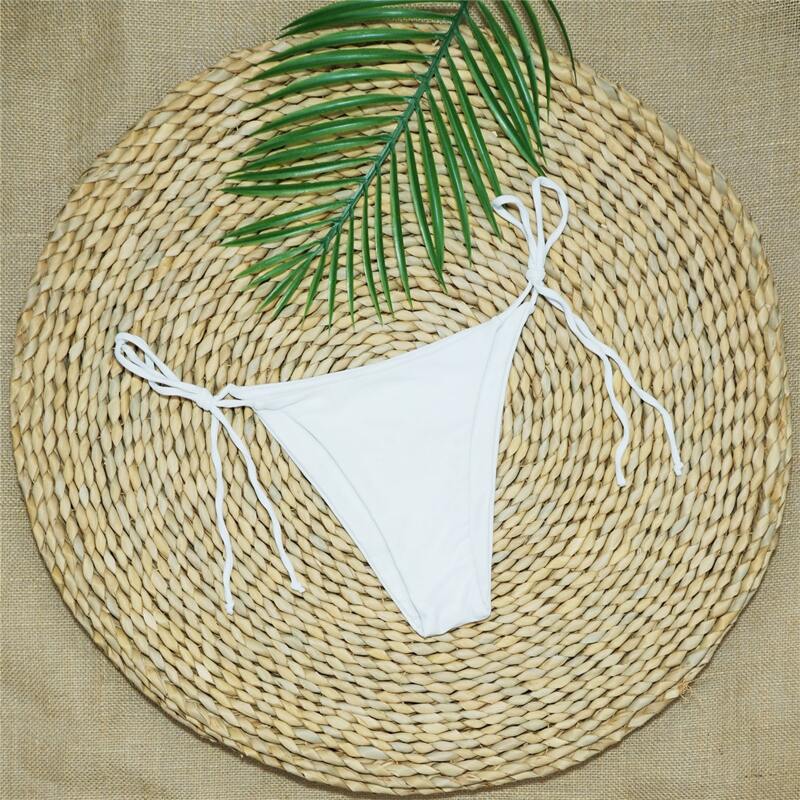 

Tie Side Bikini Panty, White