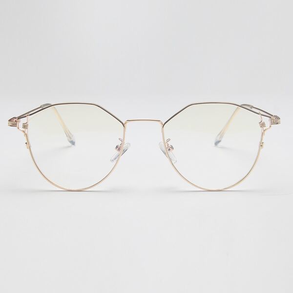 

Metal Frame Glasses, Gold