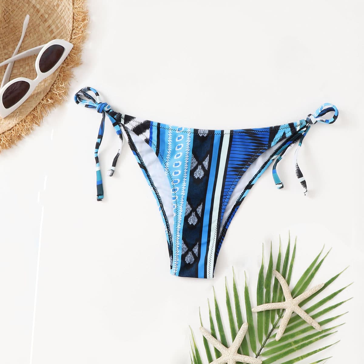 

Tribal Tie Side Bikini Panty, Multicolor
