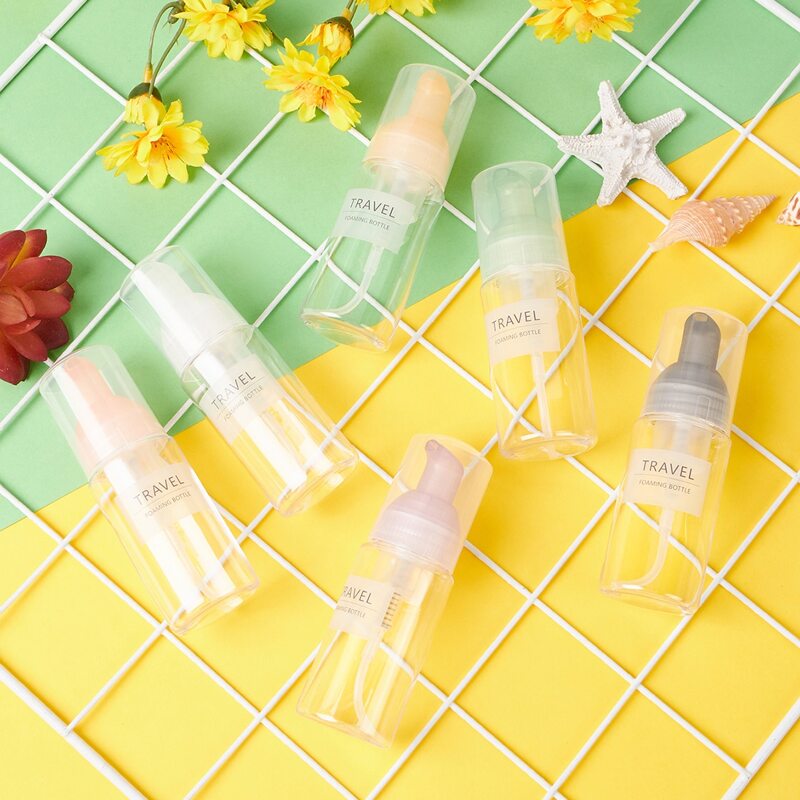 

1pc Random Portable Travel Foaming Bottle, Multicolor