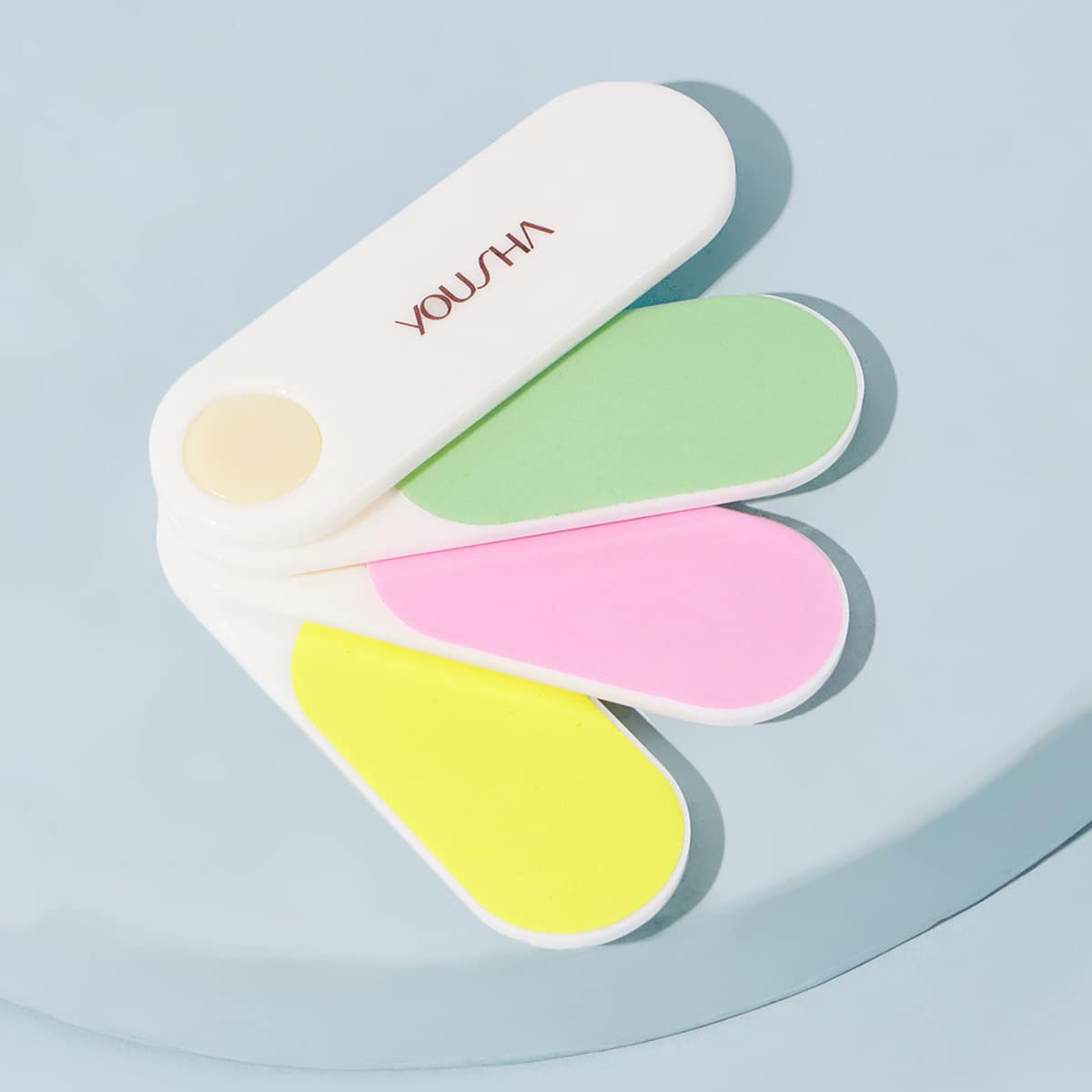 

1pc Foldable 4 In 1 Nail File, Multicolor