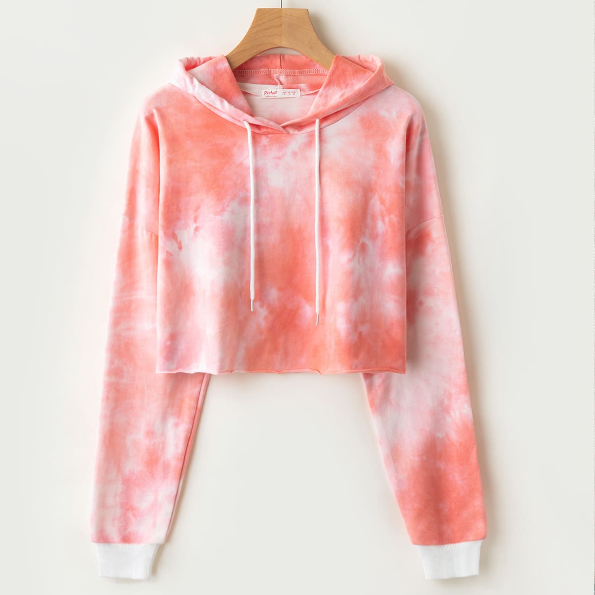 

Tie Dye Hoodie, Watermelon pink