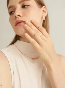 MOTF PREMIUM Top sin manga de cuello alto de rayón - Beis - Ver 3