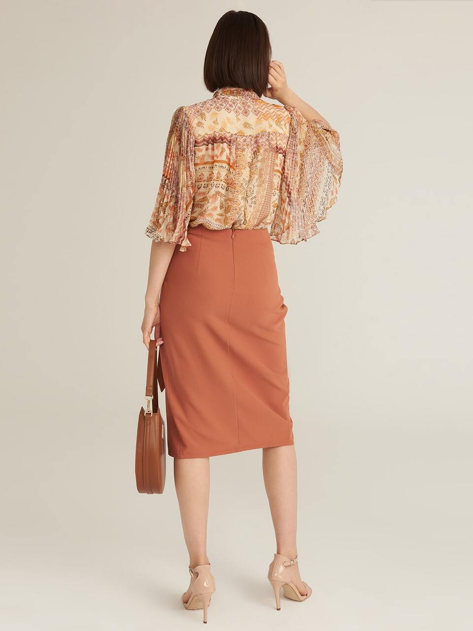 MOTF TIE FRONT SARONG WRAP SKIRT