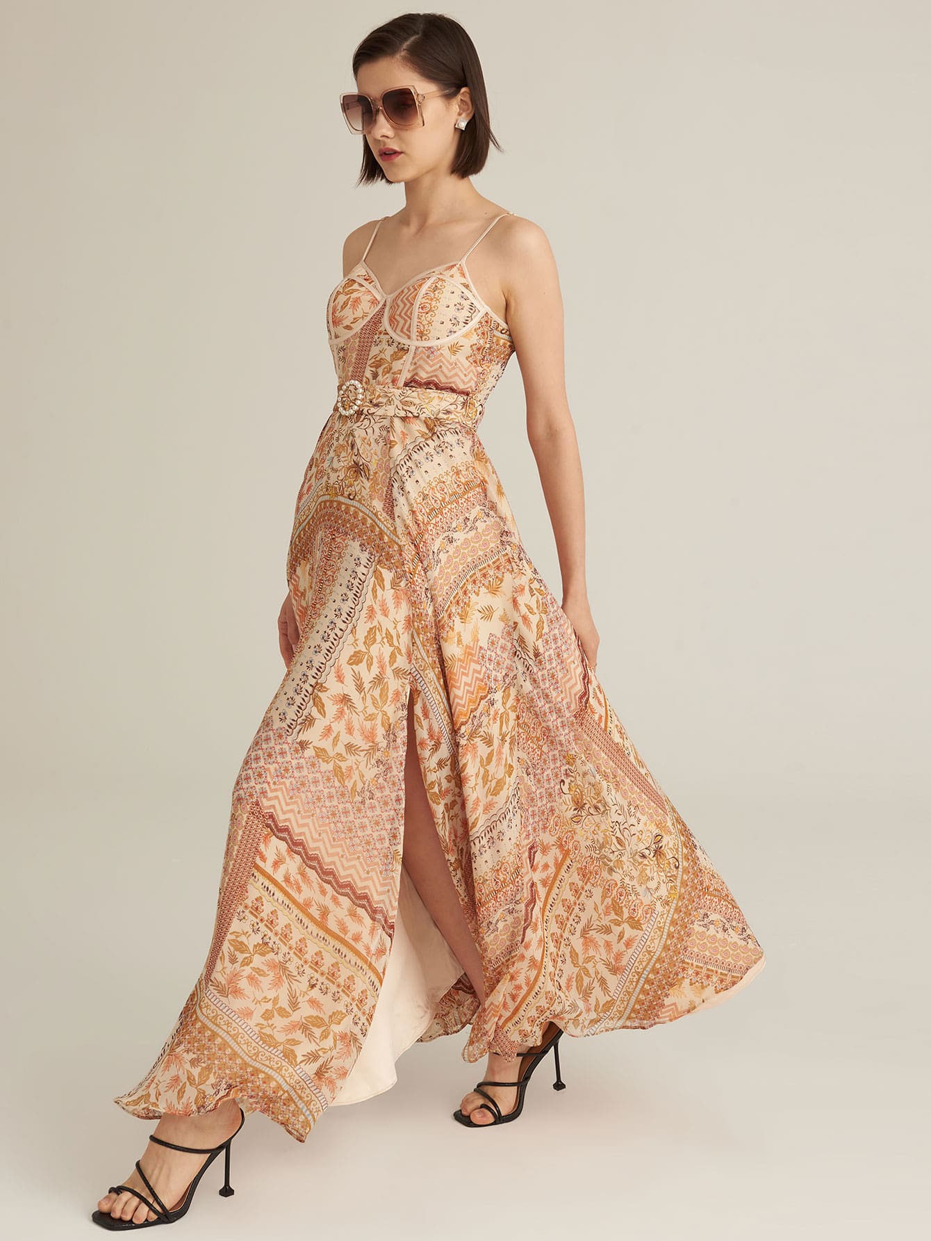bustier maxi dress