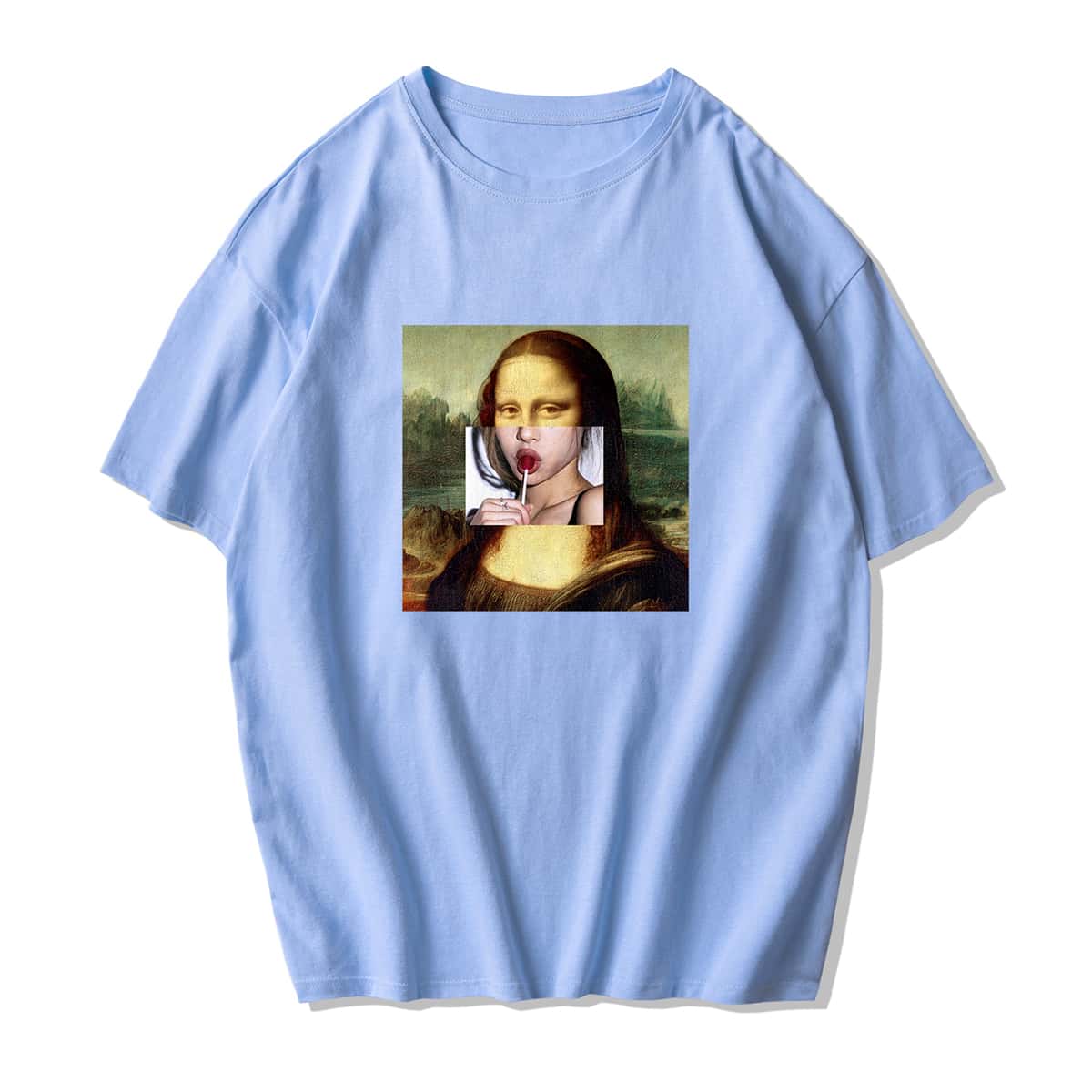 

Guys Figure Graphic Tee, Blue