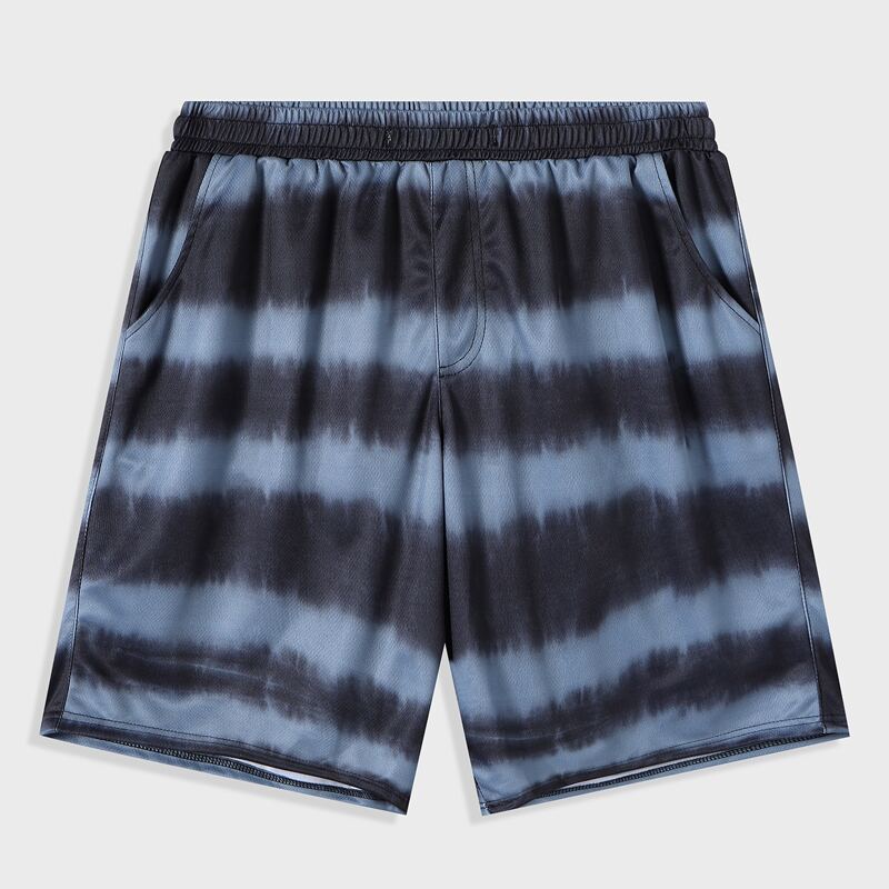 

Guys Tie Dye Elastic Waist Shorts, Multicolor