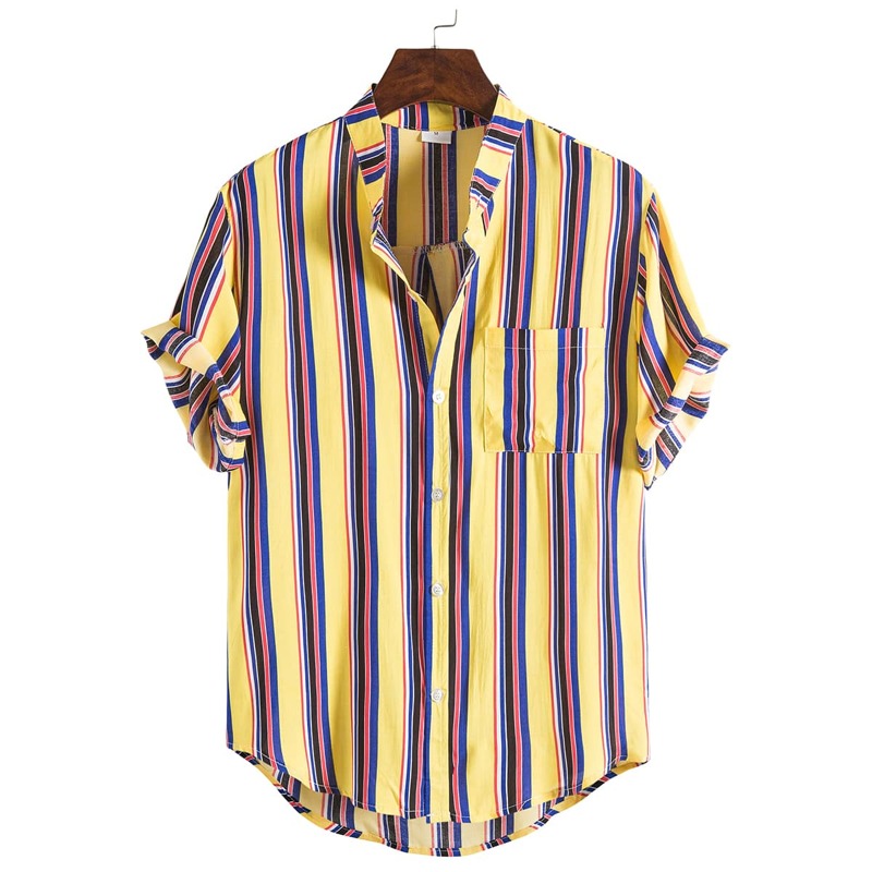 

Guys Striped Pocket Shirt, Multicolor