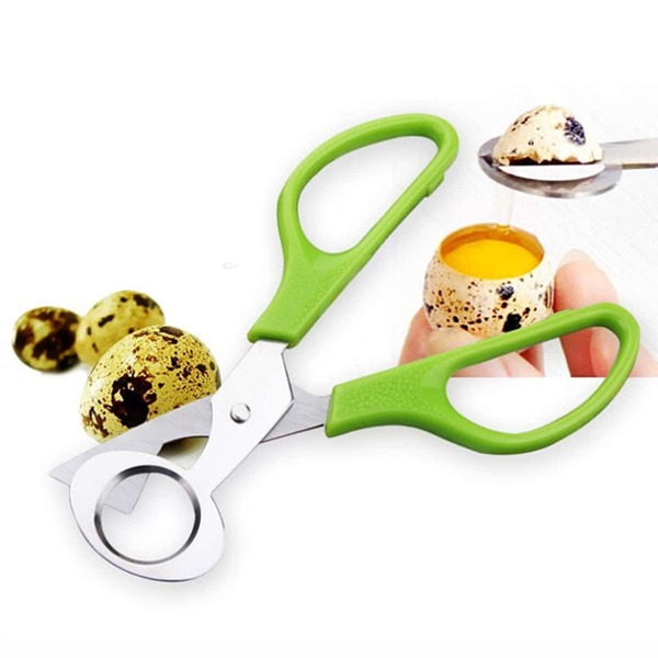 

1pc Stainless Steel Egg Topper, Green