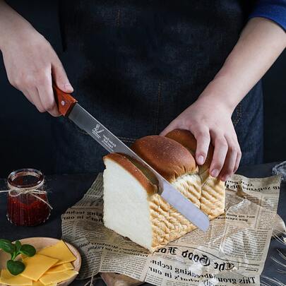 1入組不銹鋼麵包刀