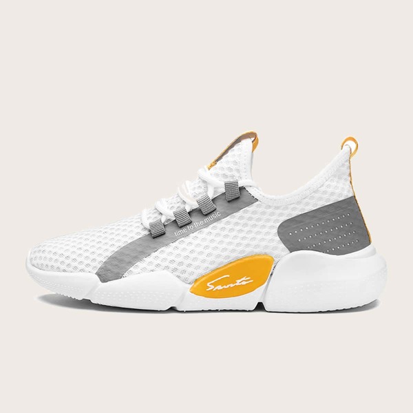 

Мужские кроссовки на шнурках с низким верхом, Белый