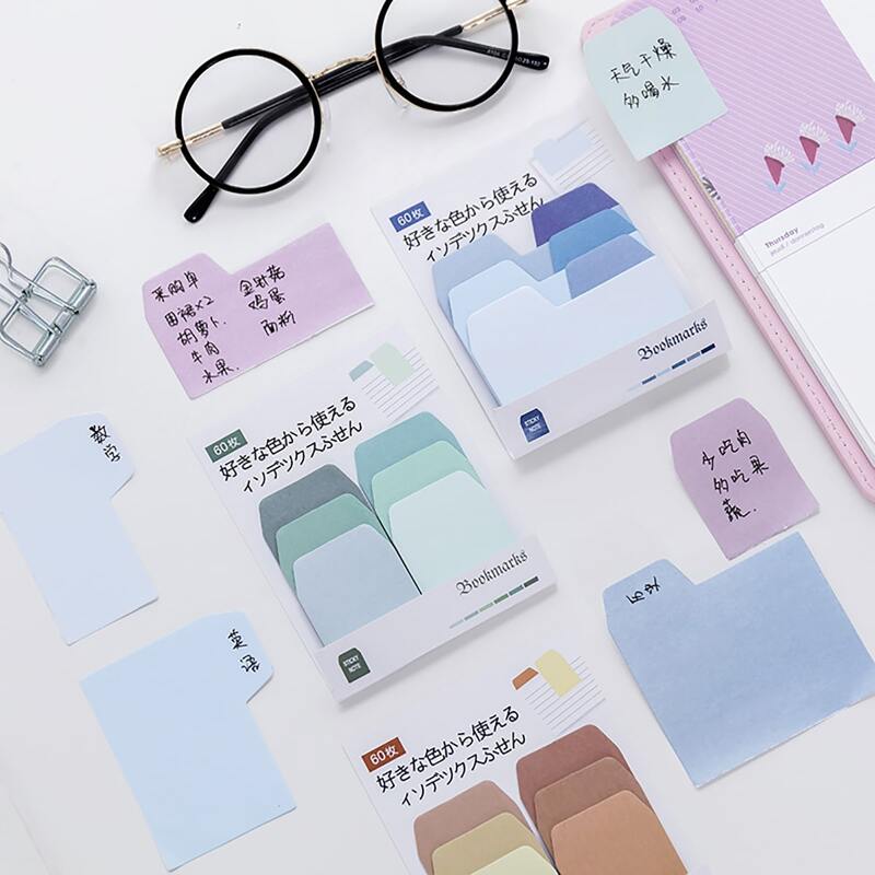 

1pack Solid Sticky Note, Multicolor