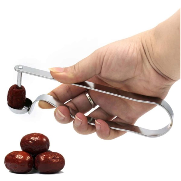 

1pc Jujube Core Peeler, Silver