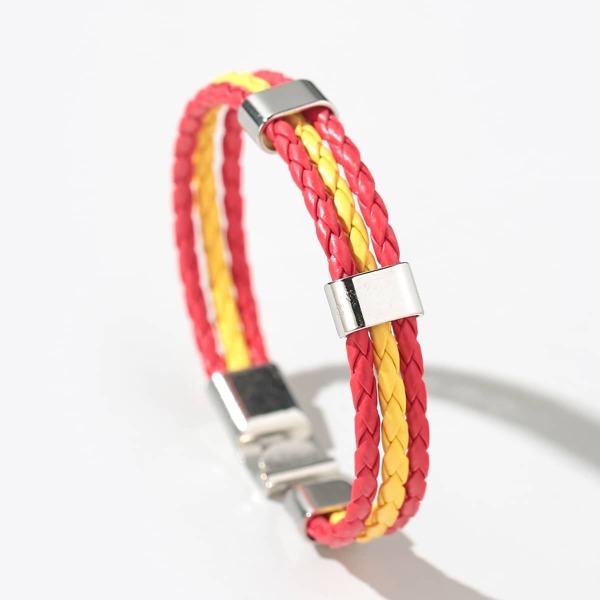 

PU Leather Braided Bracelet, Multicolor