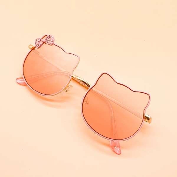 

Toddler Kids Bow Knot Decor Sunglasses, Pink