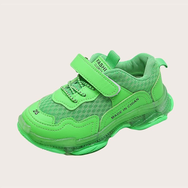 

Toddler Girls Velcro Strap Wide Fit Sneakers, Green