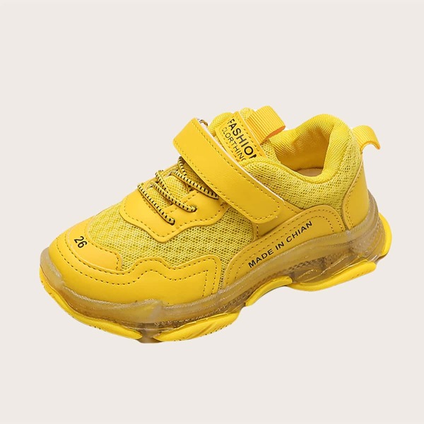 

Toddler Girls Velcro Strap Wide Fit Sneakers, Yellow